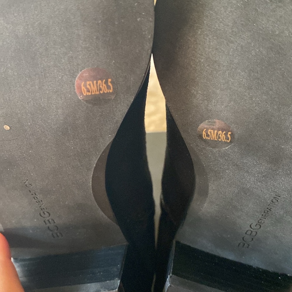 BCBGeneration | NIB Black Ankle Boots with Silver Studs + Buckle - Picture 10 of 11